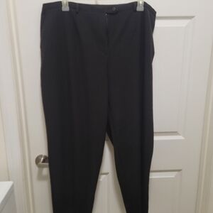 Classic Black Trousers, 22x 28, Size 22W